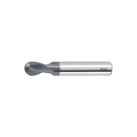 Garant Solid Carbide Ball Nose End Mill, TiAlN Coated, 6 mm 207115 6